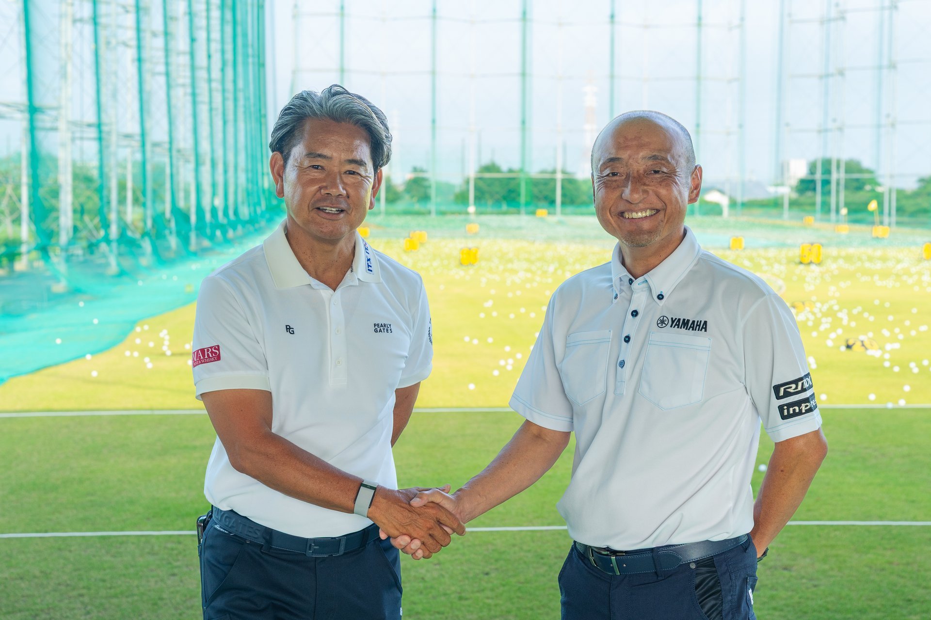 藤田寛之プロと大庭啓ヘッドコーチ